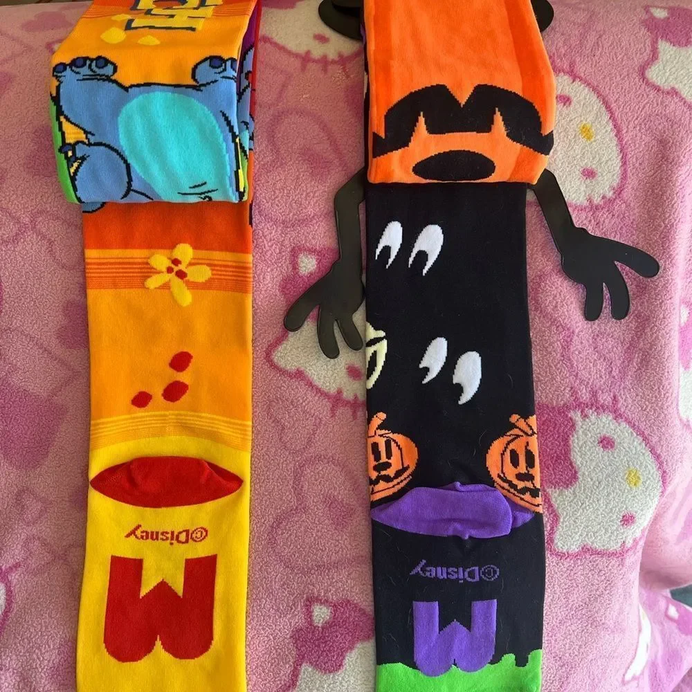 Disney Socks Halloween Mickey & Aloha Stitch